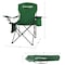 Wakeman Camping Chair - 300lb Folding Chair with Cupholder & Built-In Cooler by Wakeman Green 75-CMP1128 - alternate 2